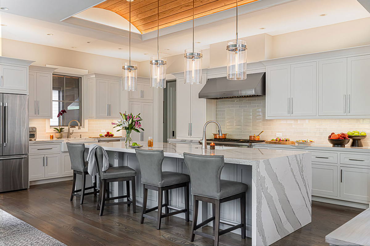 completed kitchen after remodeling in Asheville